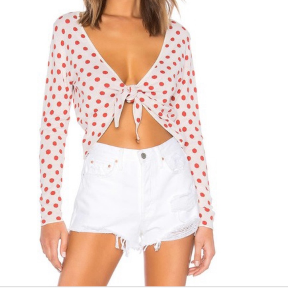 Callahan Olivia Tie Front Sweater